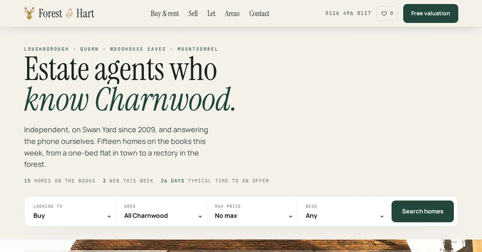Forest & Hart homepage